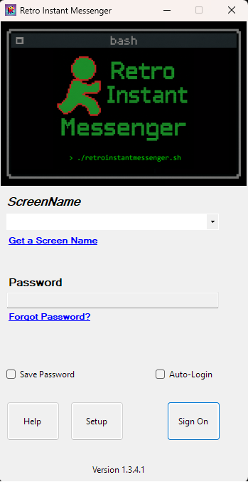 Retro IM Client Concept